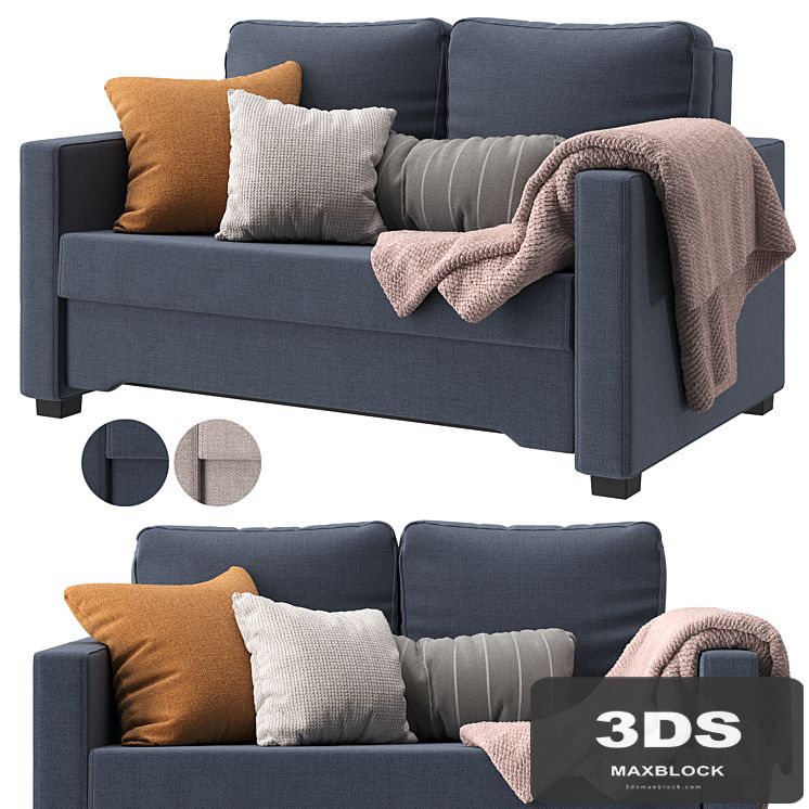 IKEA BACKSEDA 2-seater sofa bed, 2 colors