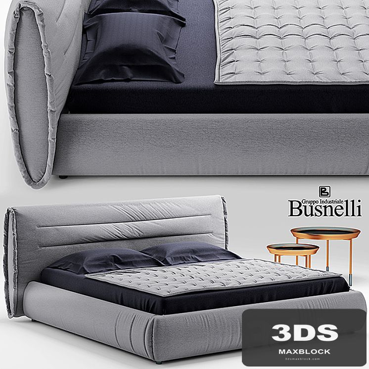 Bed cinova circle bed busnelli