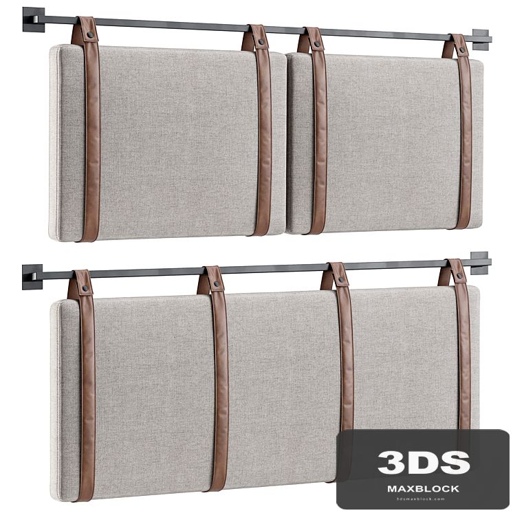 Hanging Pillow Headboard Set 2