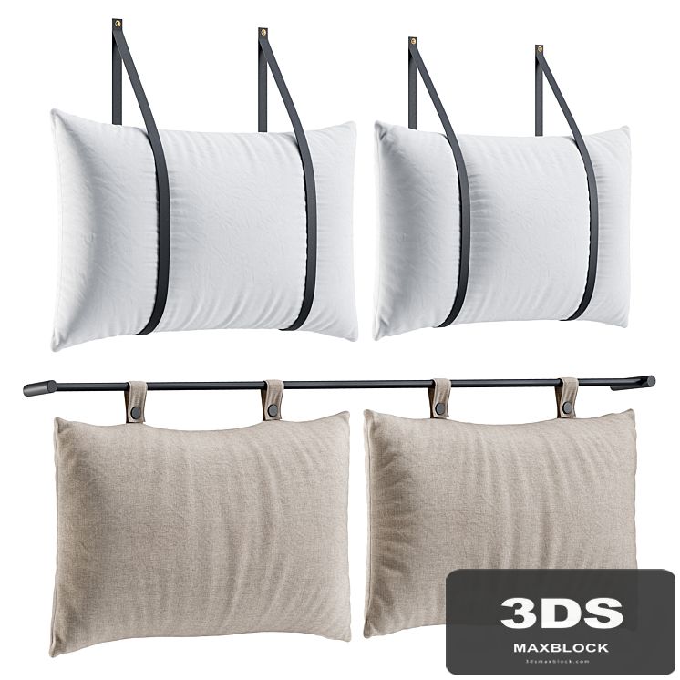Hanging Pillow Headboard Set 3