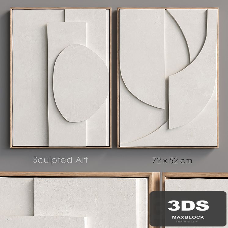 Sculpted Art5 relief