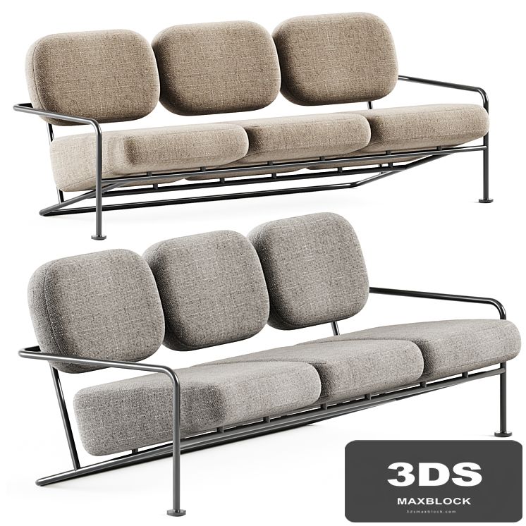 Ahus Sofa by Bla Station / Office sofa