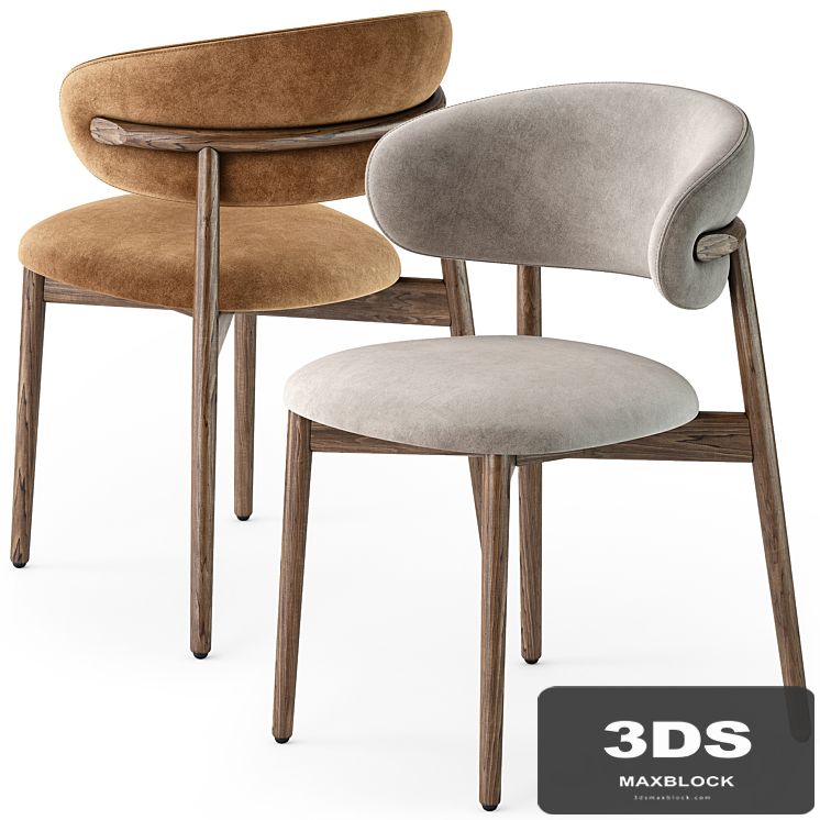 Calligaris Oleandro wood chair