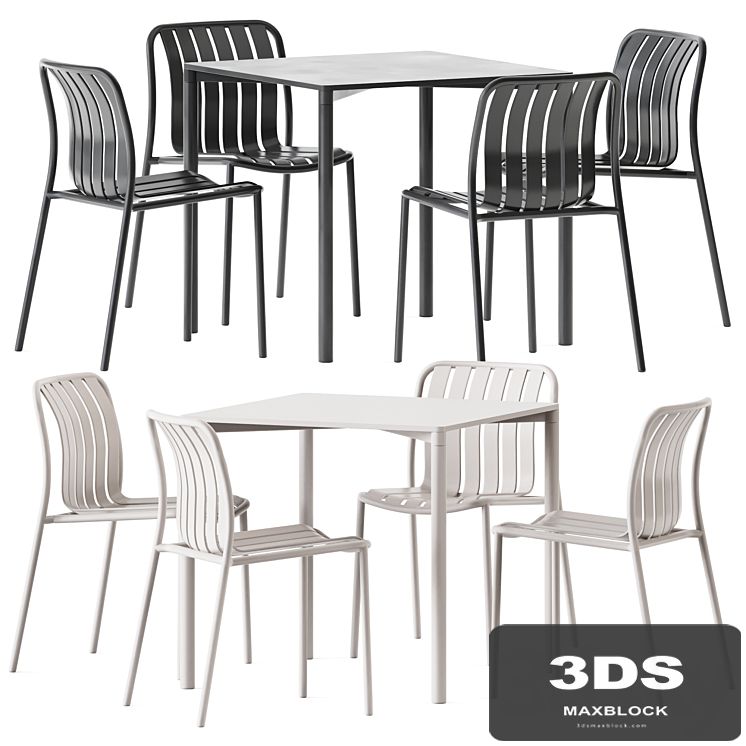 Trocadero Outdoor Table and Chair by Talenti / Outdoor furniture