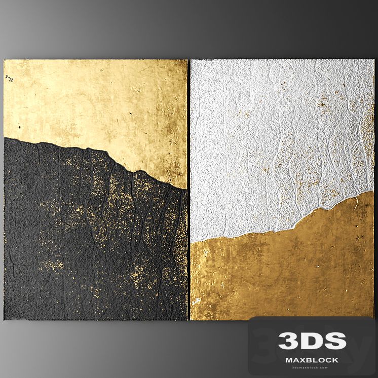 Decor for wall. Panel. 3D