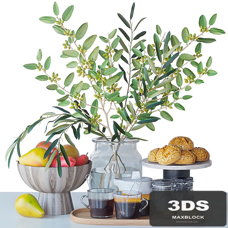 Decorative set for the kitchen