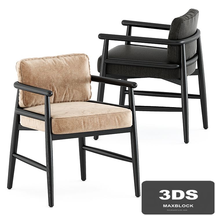 Teresina sift chair by Meridiani