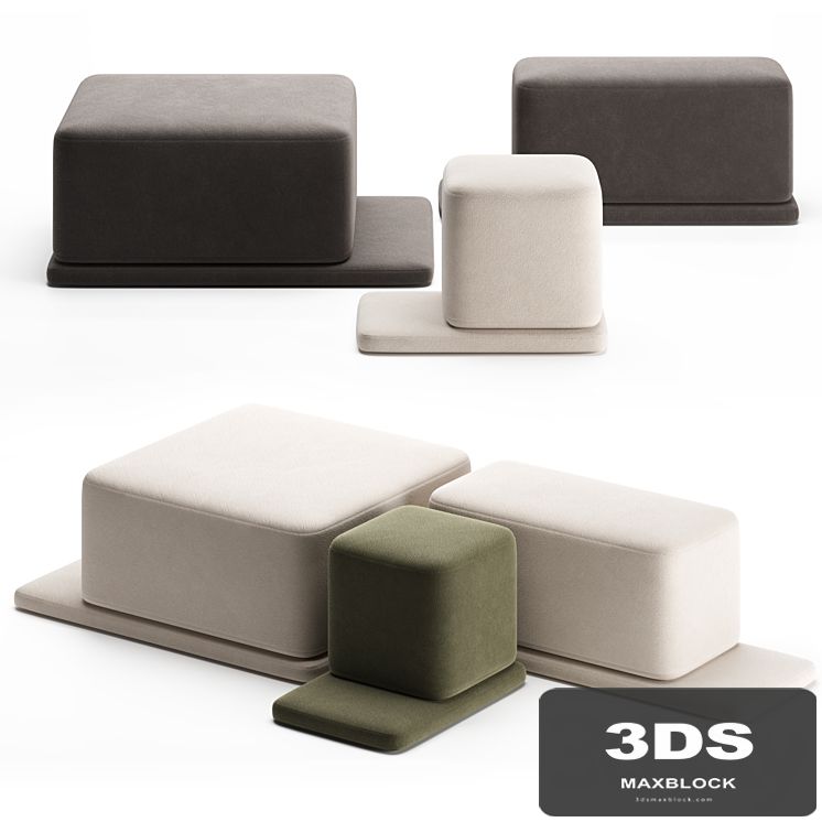COAST | Pouf by Woo Furniture
