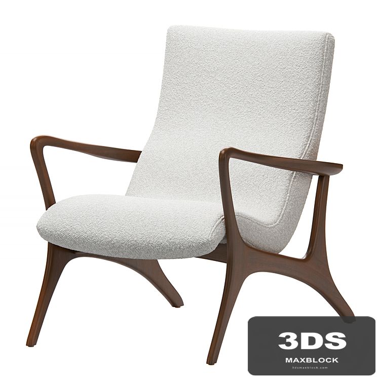 Contour Low Back Lounge Chair by Vladimir Kagan