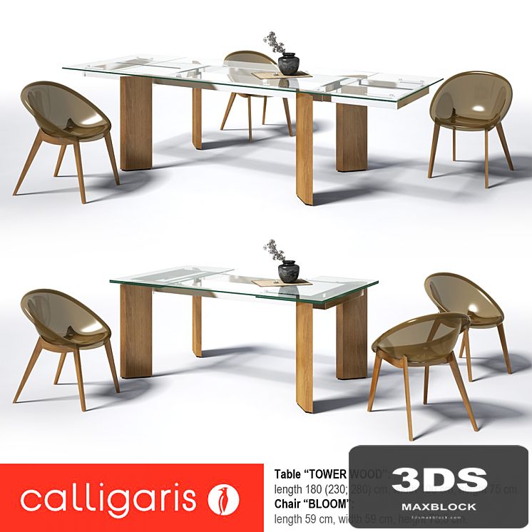 Calligaris Tower Wood, Bloom