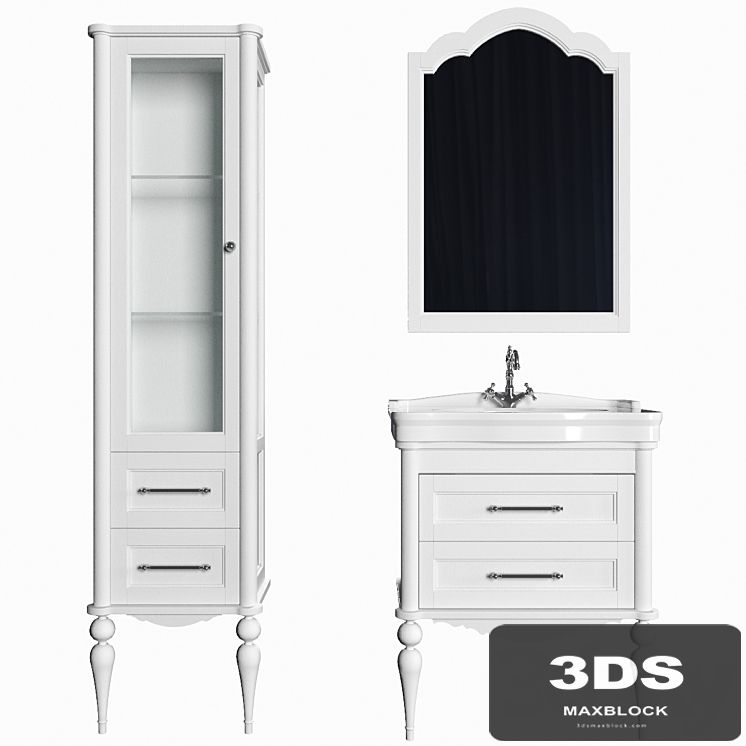 Cabinet with sink ValenHouse Aesthetics 80