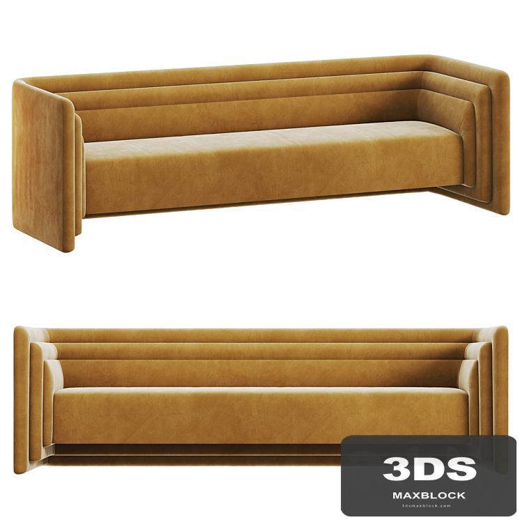 Sofa and bench Saint-Germain by Fabrice Juan