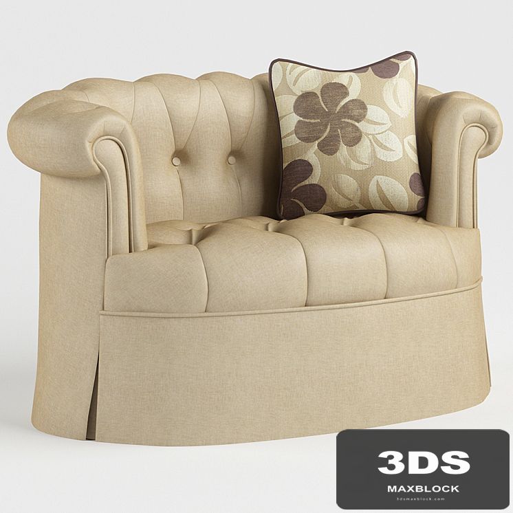 Armchair CARACOLE UPHOLSTERY UPH-LOVSKI-01A