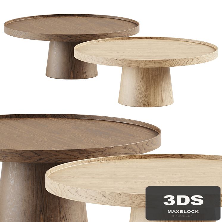Rodan coffee table by PINCH / Wooden table