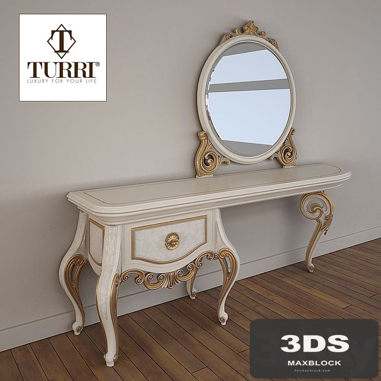 Dressing table Turri Baroque TC153L