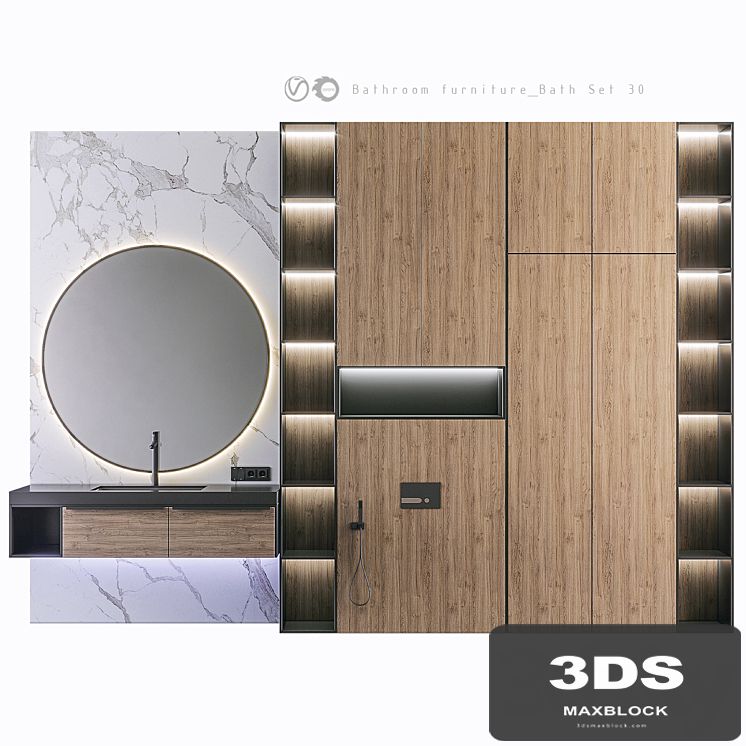 Bathroom furniture Bath Set 30