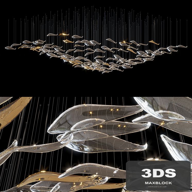 Hanging arrangement Vargov Design - Swarm