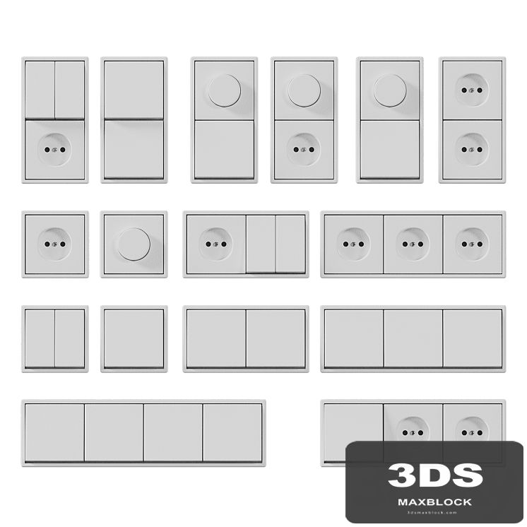 Sockets and switches JUNG Les Couleurs