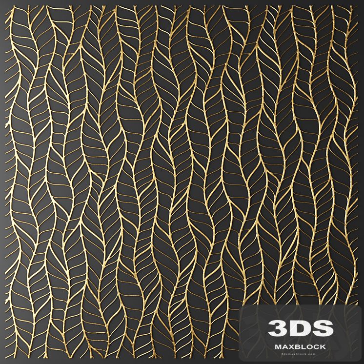 Decor for wall. Panel. 3D