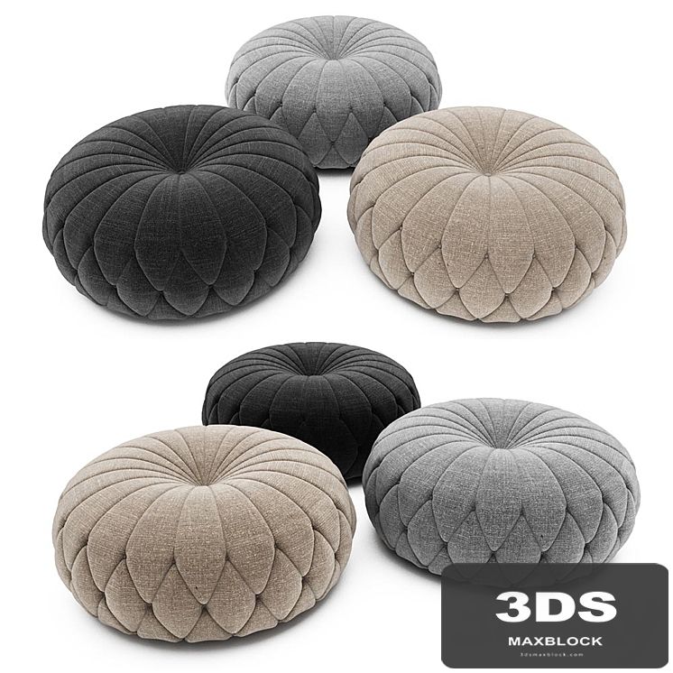 Tufted Round Ottoman