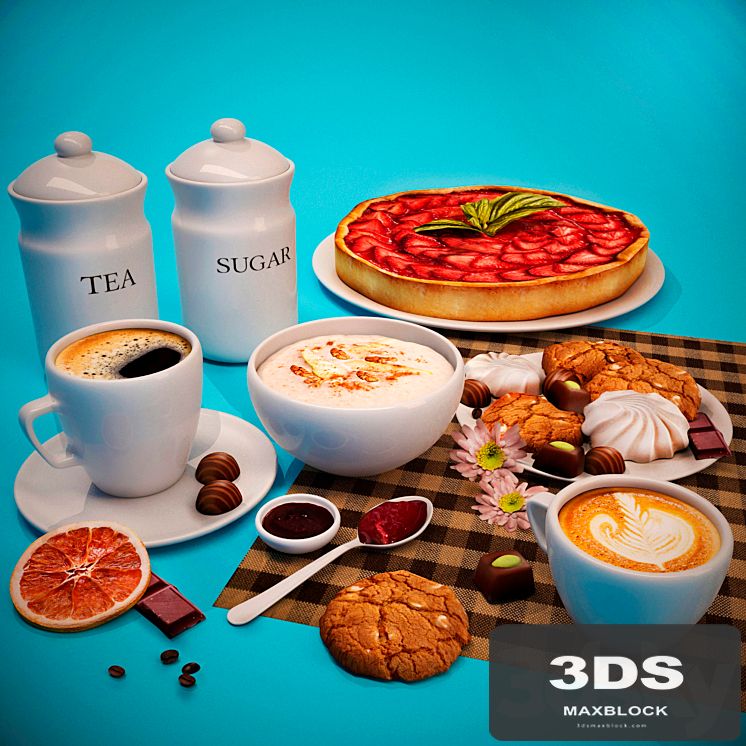 Decorative set of kitchen number 2