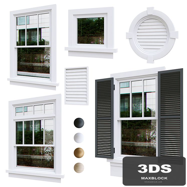Exterior windows (optimized) v.13 / Exterior windows (optimized) v.13