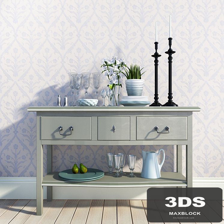 Table with decor
