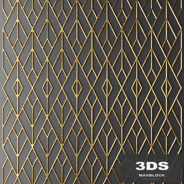 Decor for wall. Panel. 3D