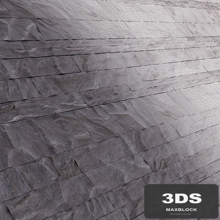 Decorative Slate stone texture blue