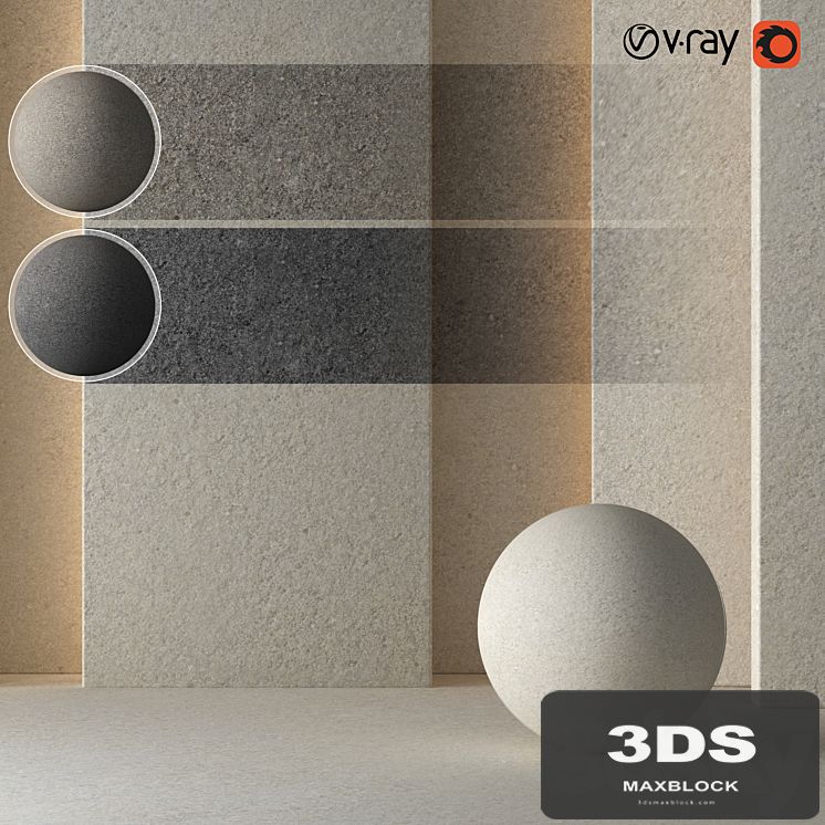 3 Plaster Concrete Material 8K (Seamless - Tileable) DrCG No 59