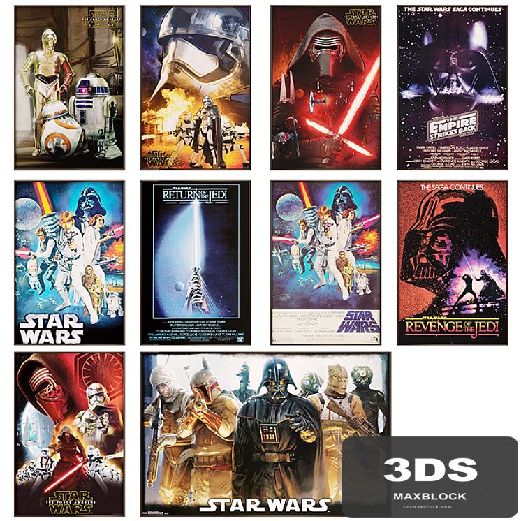 Star Wars Episode VII Poster Wall Art