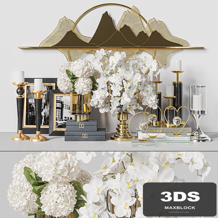 Decorative Set 45 Console Decor