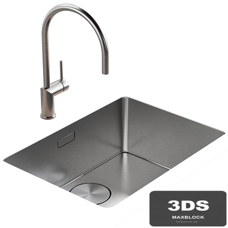 101 FRANKE Mythos MYX with Rhythm kitchen faucet