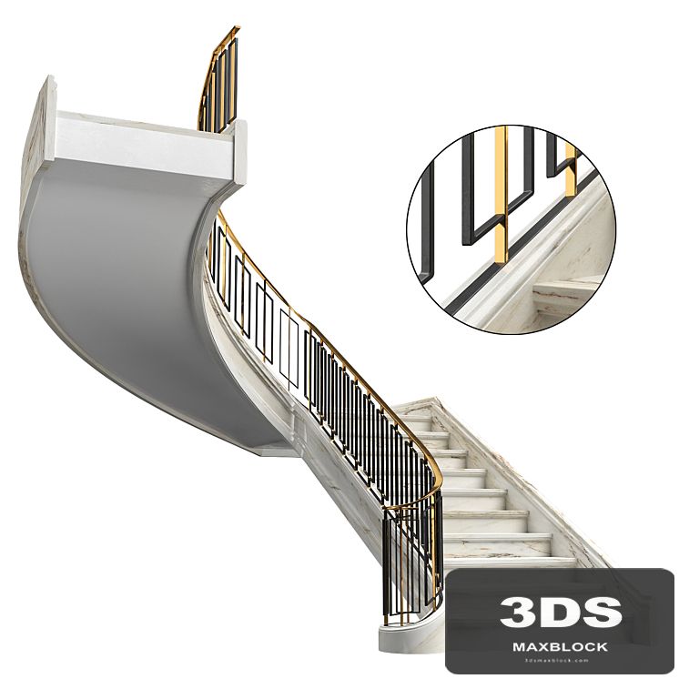 Neoclassical staircase
