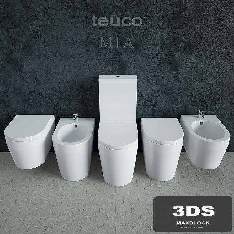 Toilet and bidet Teuco Mia