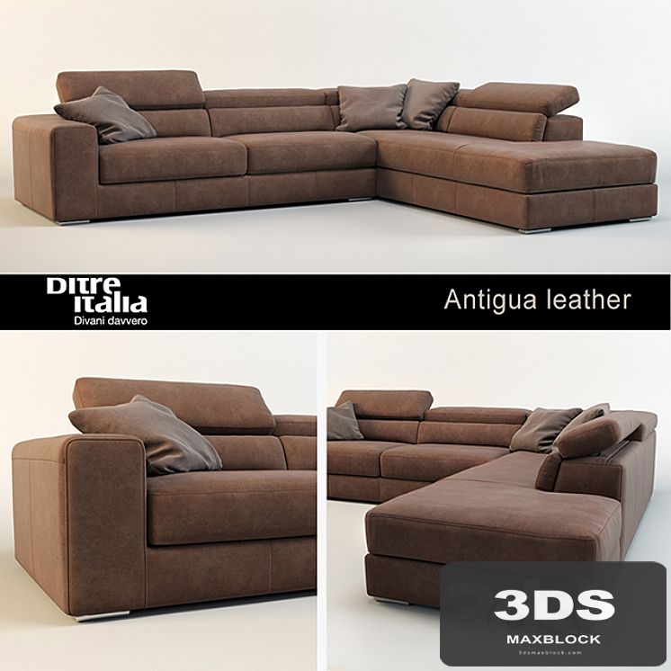 Sofa Antigua leather / Ditre Italia