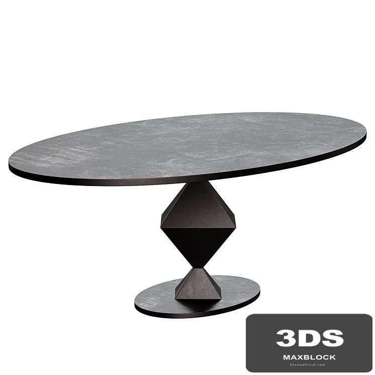 KATANA OVAL DINING TABLE