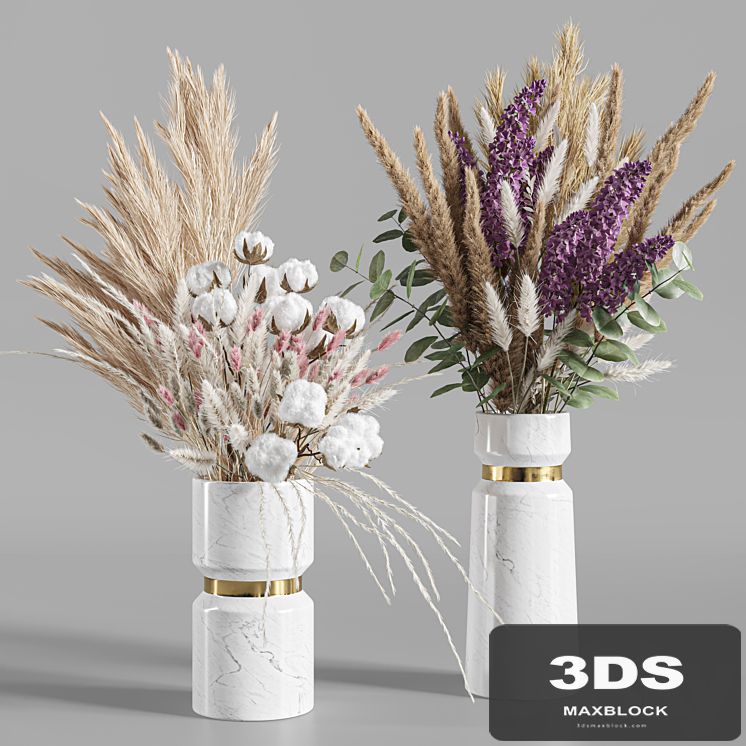 Flower Set 025 Pampas