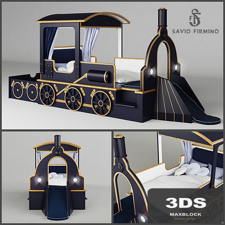 Savio Firmino Kid's Bed "Train"