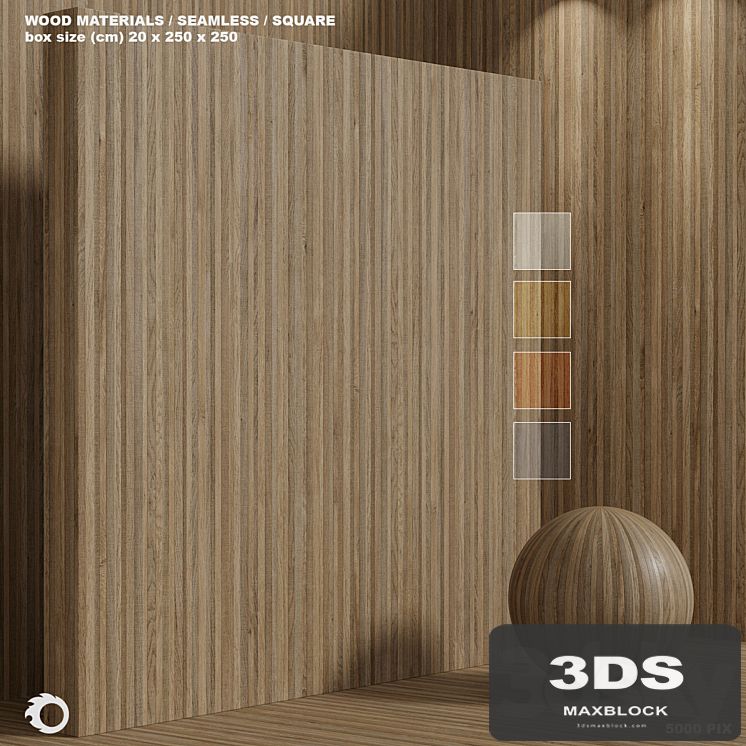 Material wood (seamless) oak - set 130