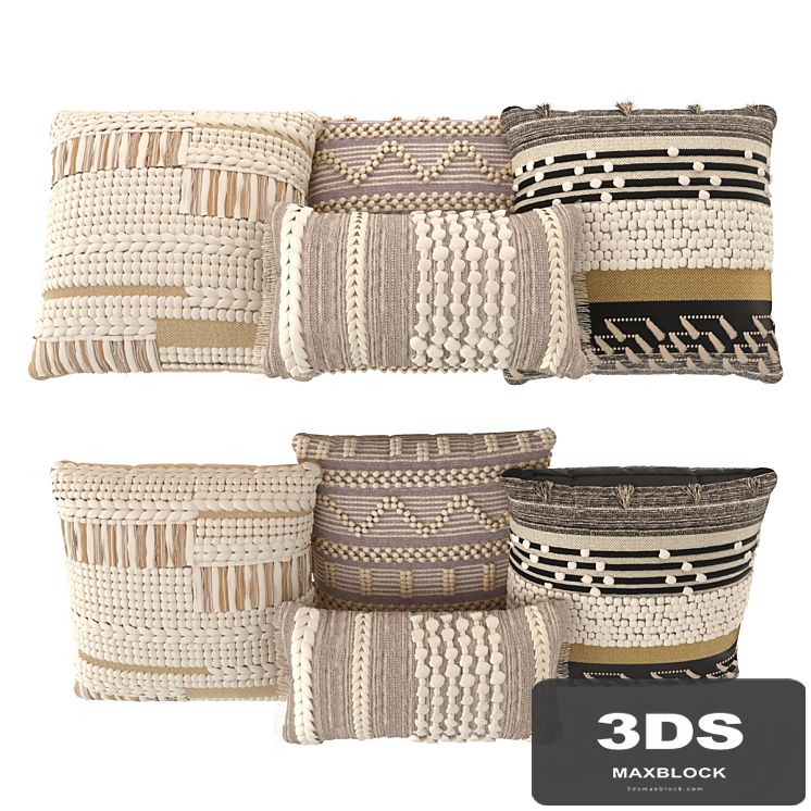 Boho style pillows