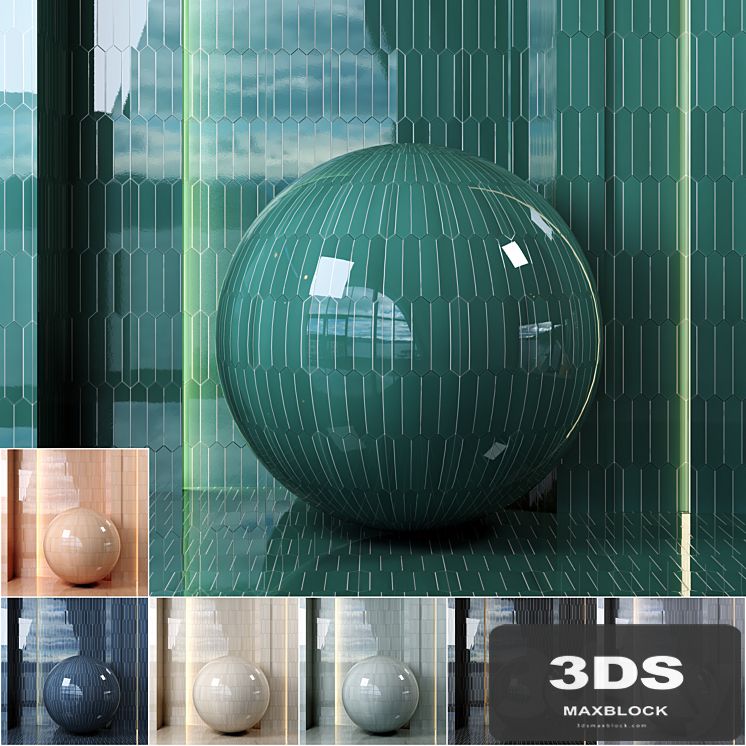 (4k)(7colors) Equipe Lanse ceramics Set 01-(Seamless, pbr)