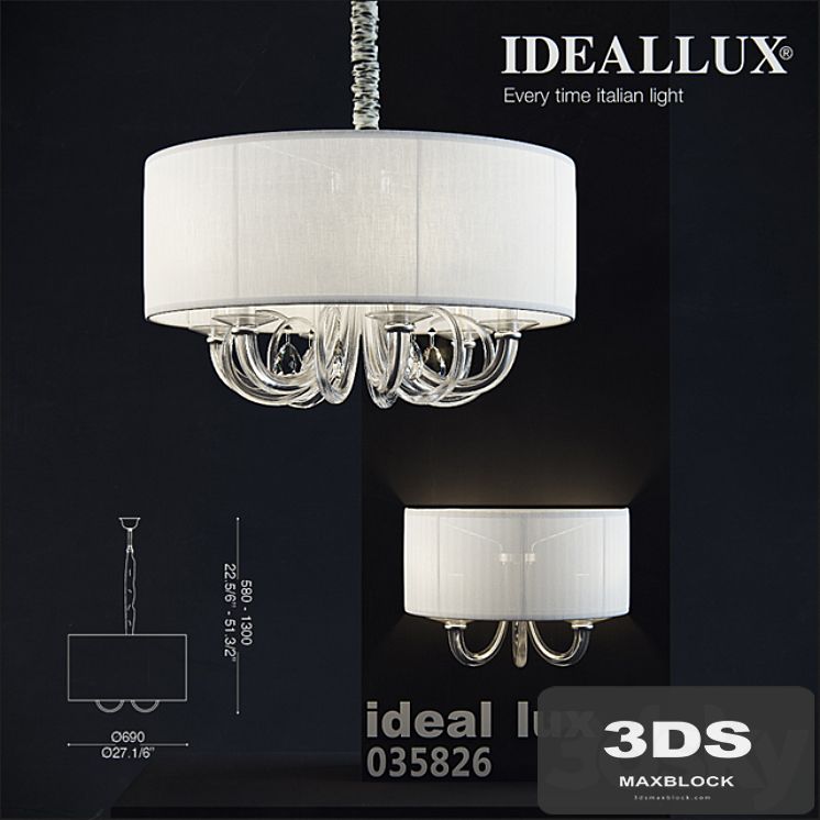 Ideal Lux - Swan 035 826 SP6