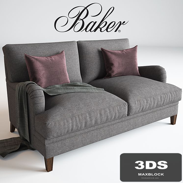 Baker, Churchill Loveseat No. 6121L, Michael S Smith
