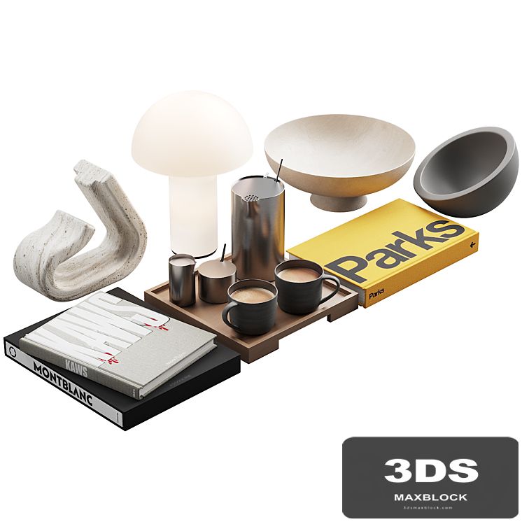 119 decorative set 032 american style neutral decor P01