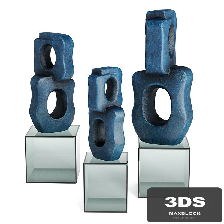 Chain modern statue
