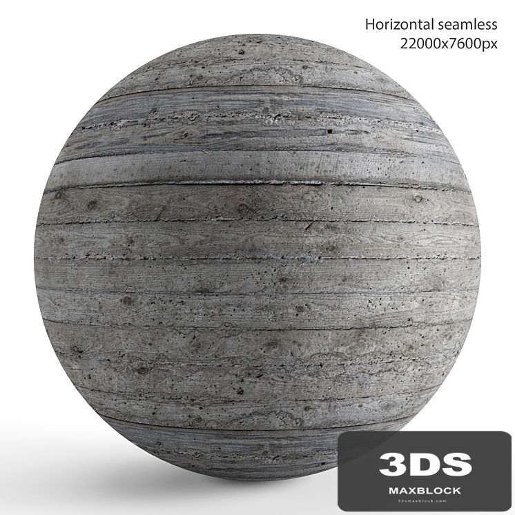 Concrete material with wood pattern. 22k