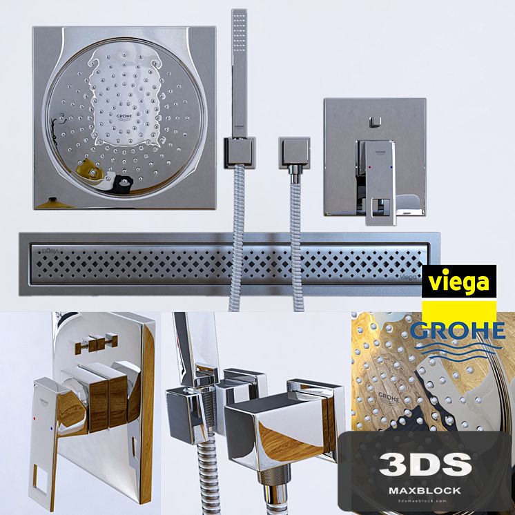Shower mixer GROHE Euphoria Cube
