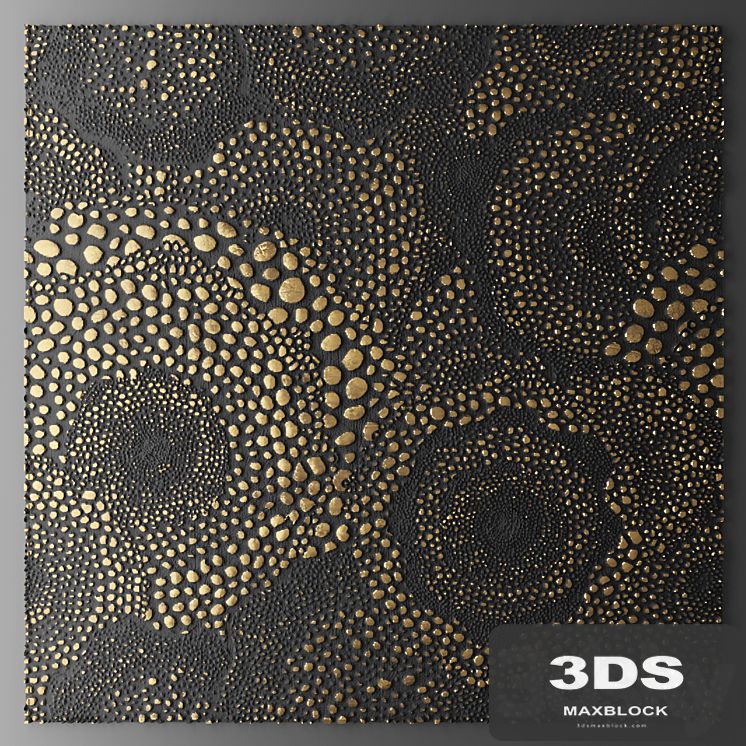 Decor for wall. Panel. 3D