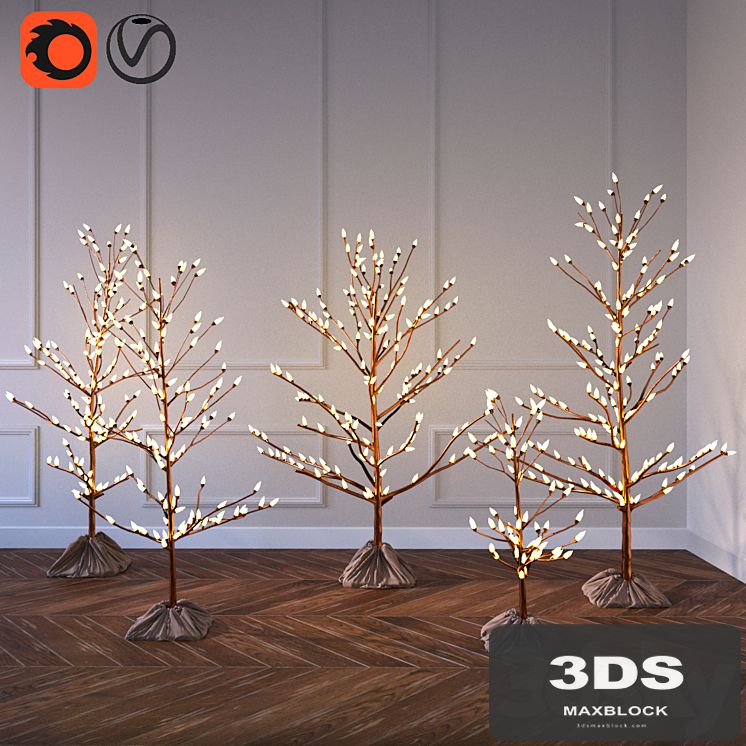 Decorative Christmas trees